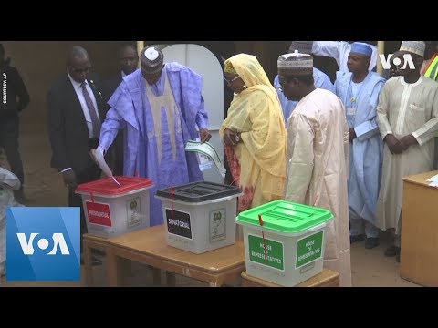 President Muhammadu Buhari Votes In Hometown