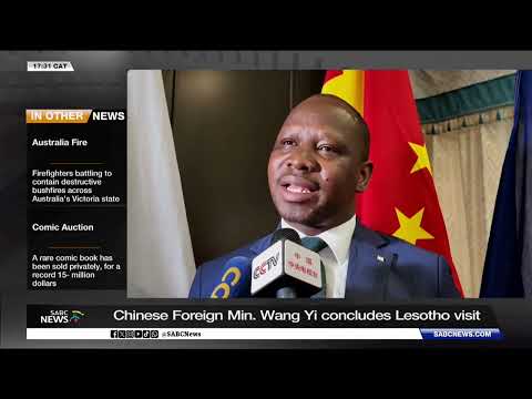 China S Foreign Minister Concludes Lesotho Visit