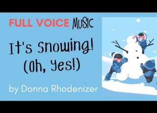  Its Snowing Oh Yes By Donna Rhodenizer Lyric Video