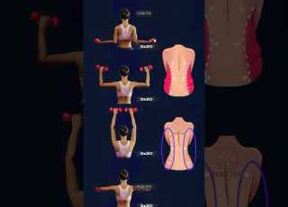  Lose Back Fat Fast 10 Min Dumbbell Workout For Slim Toned Back Yoga Fitness Weightloss