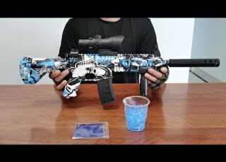  M416 Splatter Ball Gun Unboxing 2022 Electric Gel Ball Blaster
