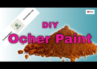 Making Paint From Rocks Ochre Earth Pigment Paint On The 300 Tiny House