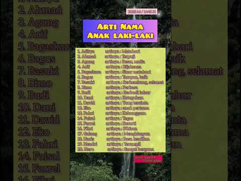 Arti Nama Anak Laki Laki Shorts Namaanak Nama Lakilaki Boy Shortsvideo