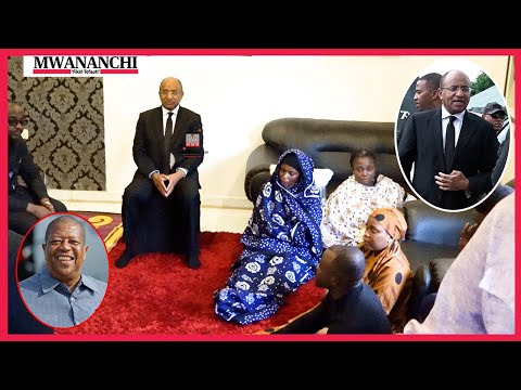 ALICHOKIFANYA RAIS MWINYI MSIBANI KWA CHARLES HILLARY