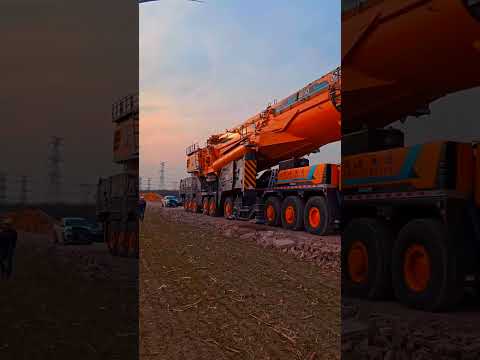 The Powerful XCMG XCA 4000 Crane In Action This Beast Handles Massive Loads