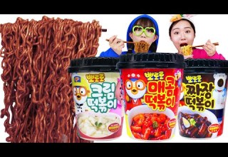 ASMR Mukbang Bbororo Tteokbokki Noodle LABEAT