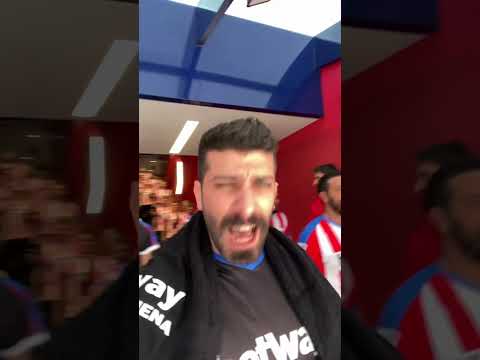 اللعب داخل ارضية اتلتيكو مدريد بلال الحداد