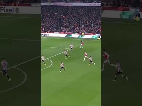 SAKA SCORES FOR ARSENAL VS NEWCASTLE