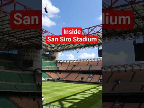Inside Stadio Giuseppe Meazza In Milano Italia San Siro Stadium