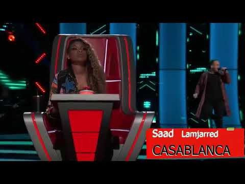 شاب يغني اغنية سعد مجرد كازابلانكا في ذا فويس The Voise Casablancka Saad Mgarred