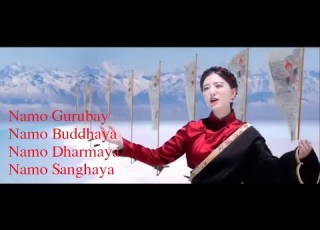 Namo Gurubay Namo Buddhaya Namo Dharmaya Namo Sanghaya Buddhist Song