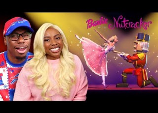  I Forced Billy To Watch BARBIE IN THE NUTCRACKER With Me Movie Reaction