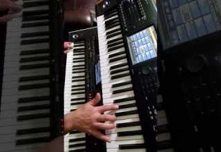تقاسيم أكورديون للسميعه المحترفين فقط سلم مقام النهاوند من نغمة دو