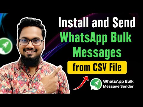 How To Install WhatsApp Bulk Message Sender Send Messages With CSV File Full Guide 2025