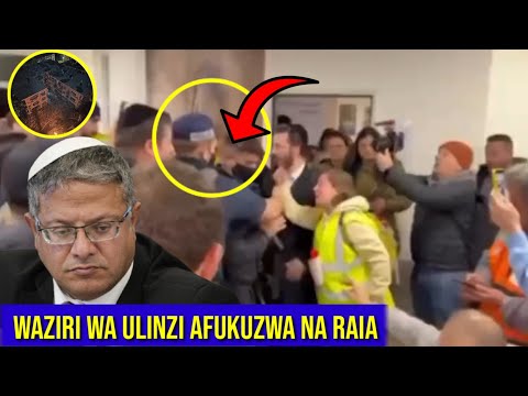 AIBU WAZIRI WA ULINZI WA ISRAEL AFUKUZWA NA RAIA ENEO LA MAAFA YEYE NDIO CHANZO TAZAMA