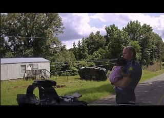 Arkanas State Police Dashcam Footage Of A High Speed Chase Ending In Crash
