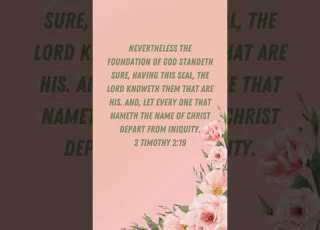  2 Timothy 2 19