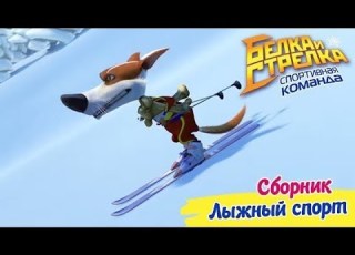  Belka And Strelka Sports Team A Collection Of Episodes About Skiing Educational Cartoon