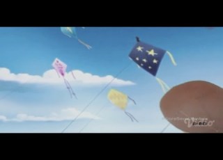 Upinipin Upin Ipin Bermain Layang Layang Bersama Kawan Kawan
