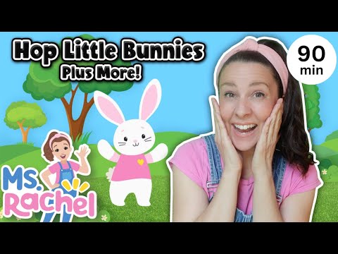 Hop Little Bunnies Hop Hop Hop More Ms Rachel Nursery Rhymes Kids Songs