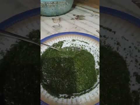 ملوخيه ناشفه