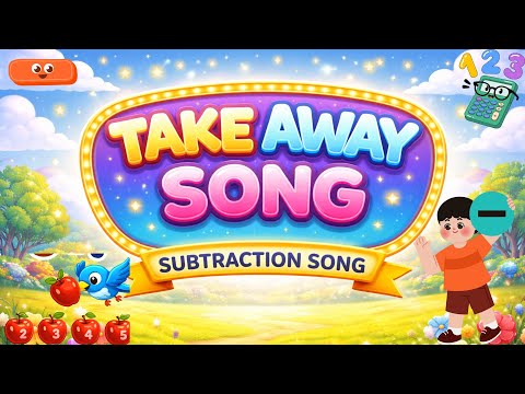 Take Away Song Subtraction Song For Kids Learn Minus With Fun Numbers Kindergarten Math Song