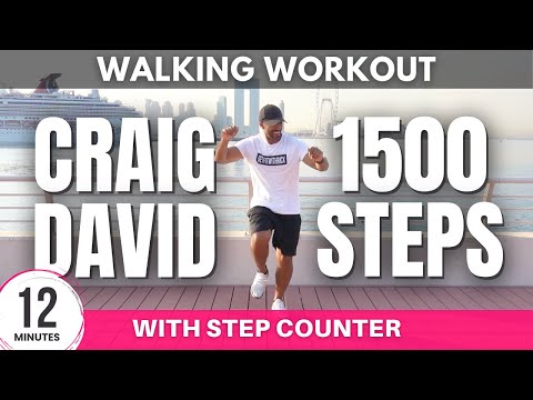 Craig David Walking Workout 2022 1500 Steps At Home