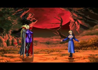 SCHLUSSEL Vs DRACULINA BATHORY High Level Gameplay KOF Mugen