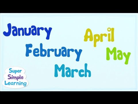 The Months Chant Super Simple Songs