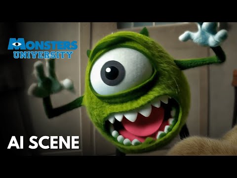 MONSTERS UNIVERSITY Scare Scene Ruined By AI