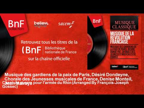 Musique Des Gardiens De La Paix De Paris Désiré Dondeyne Chant De Guerre Pour L Armée Du Rhin
