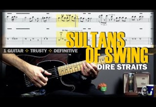 Sultans Of Swing Guitar Cover Tab Guitar Solo Lesson Fingerstyle BT W Vocals DIRE STRAITS