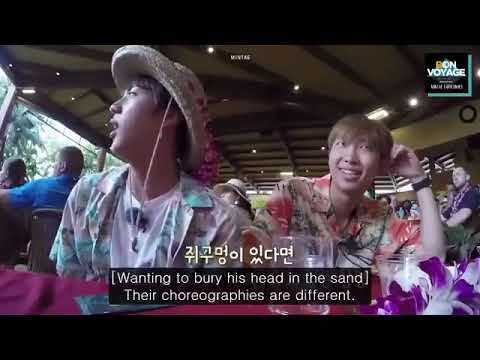 JImin Hobi And Tae Dancing With Kids BTS Bon Voyage Season 2 Hawaii
