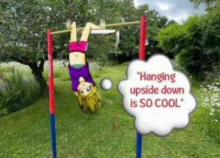 My Gymnastics Stories Hanging Upside Down Tickles At The Park