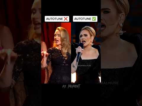 Adele Autotune Vs No Autotune Original Video Adele Autotune