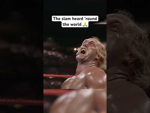 Hulk Hogan S Iconic Body Slam To Andre The Giant WWE WrestleMania