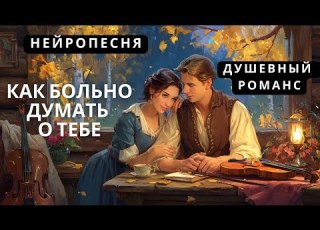  НЕЙРОПЕСНЯ Как больно думать о тебе Душевный романс о любви София Кочубей AI Music Studio