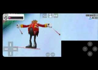 Mario And Sonic At The Winter Olympic Games Ds Dr Eggman Fails In Skiing Moguls