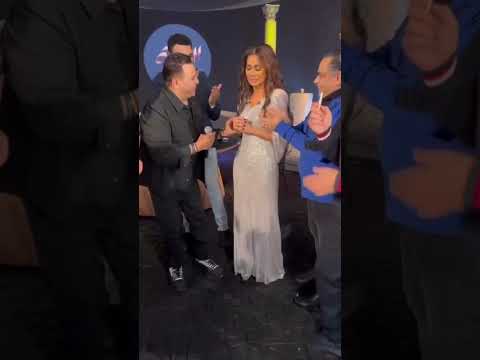 بسمه وهبي تنهار من البكاء خلال كواليس حلقتها مع محمد فؤاد