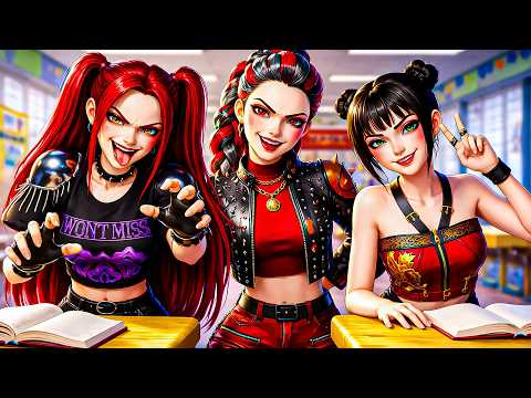 صائدة الشياطين الشريرة في المدرسة رسوم متحركة لصائدي الشياطين على طريقة الكيبوب