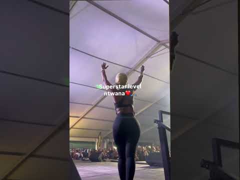 Zee Nxumalo Getting On Stage At EeQue S Homecoming 2025 In Springs