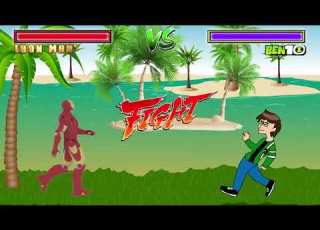  3LAMESTUDIO Reupload Ben 10 VS Iron Man