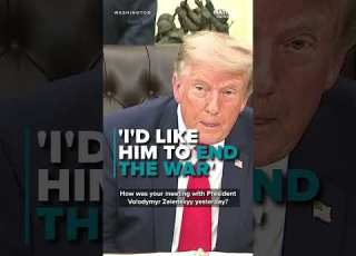  Trump Tells Zelenskyy END THE WAR Russia Iran SANCTIONS Bill