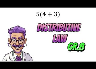 A Basic Explanation Of The Distributive Law Grade 8 Mathematics