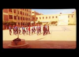 مدرسة المنصورة الثانوية العسكرية اقوي صيحات من بروفا العرض العسكري