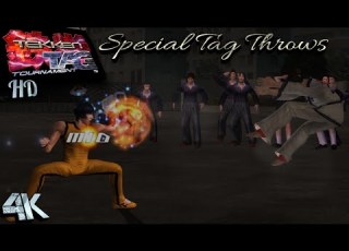 Tekken Tag Tournament HD Special Tag Throws 4K 60FPS
