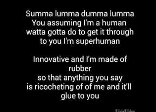 Eminem Rap God Supersonic Speed Rap Lyrics