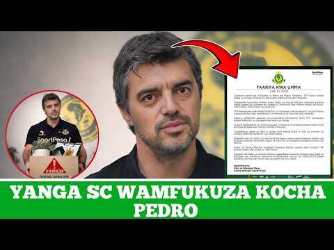 LIVE KIMENUKA Yanga Sc Wamfukuza Kocha PEDRO GONZALEZ Watangaza Kocha Mpya