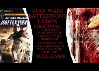  Star Wars Battlefront 1 Xbox Original Hard Full Game Walkthrough No Commentary