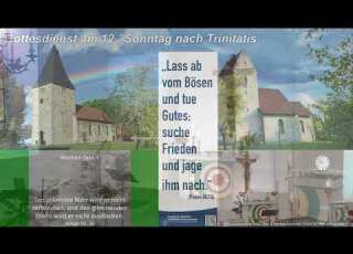 Gottesdienst Zum 12 Sonntag Nach Trinitatis